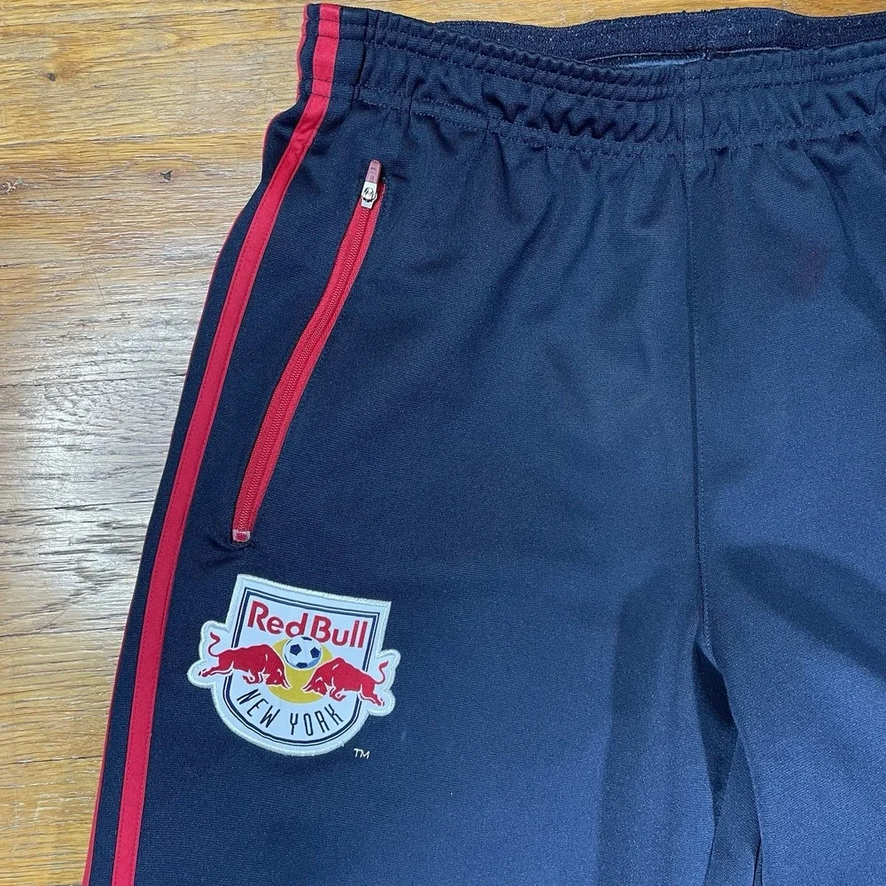 Adidas Men's Red Bull Track Pants Small MLS 2012 New York Navy / Red‎